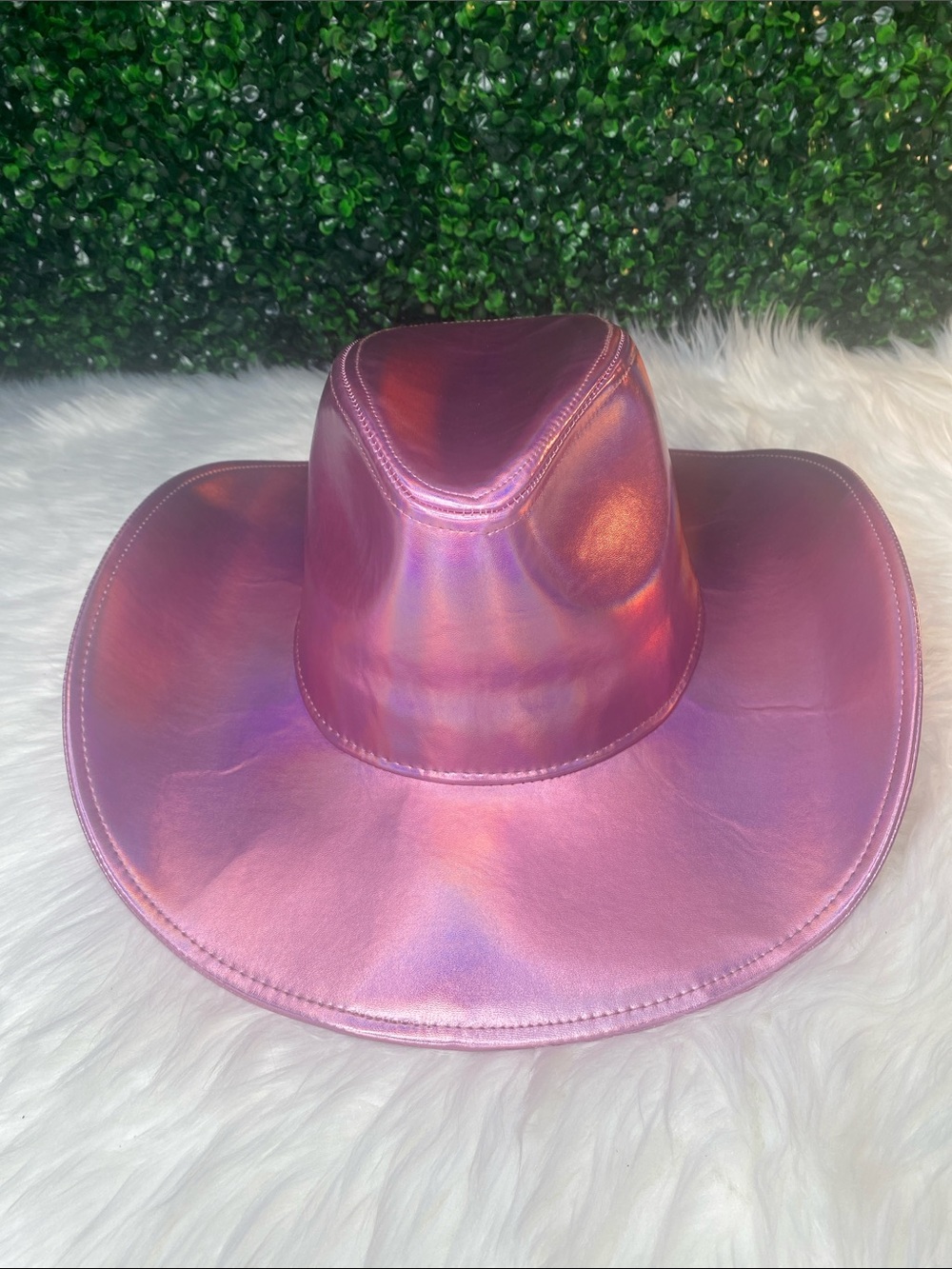 Iridescent Pink Women's Cowboy Hat